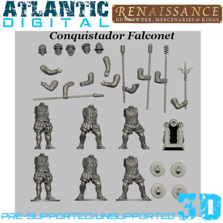 Conquistador Falconet with Crew