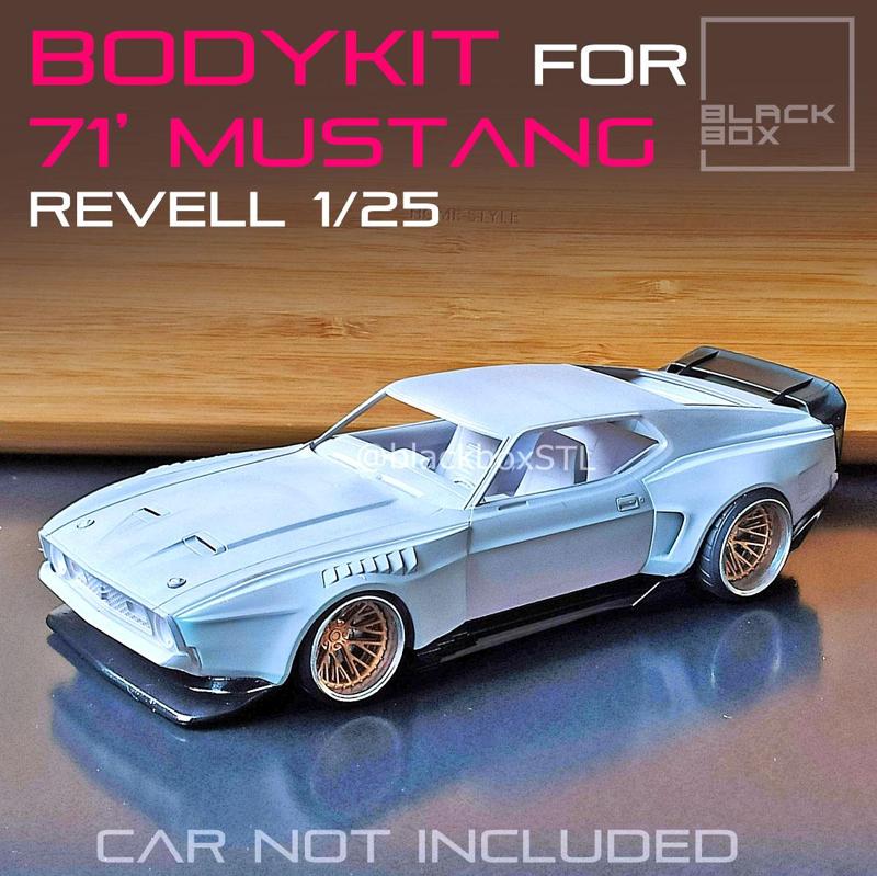 Bodykit FOR MUSTANG 71 Revell 1-25th Modelkit
