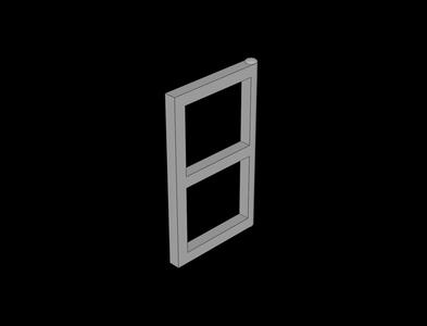 Lego Compatible (3854.dat) Window  1 x  2 x  3 Pane