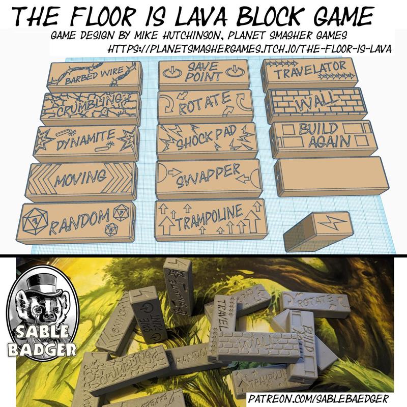 Blocks for Floor Is Lava game