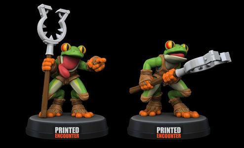 Frogfolk with Mancatcher