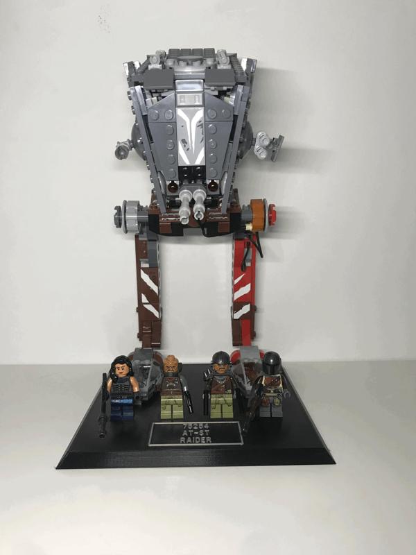 LEGO AT-ST display stand