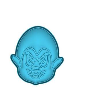 Simple Dracula Solid Model for bath bombs, soaps, mold making, vacuum forming