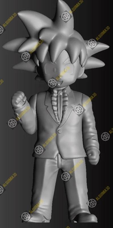 Goku cake topper