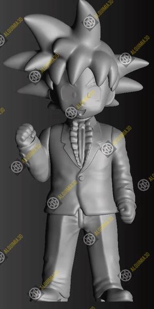 Goku cake topper