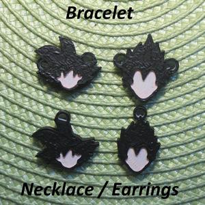 4 Dragon Ball Z #1 Necklaces, Bracelets, Earrings, Jewelry