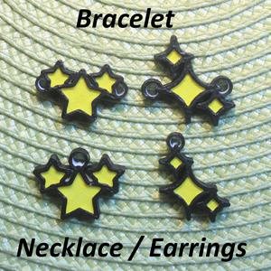 4 Star Necklaces, Bracelets, Earrings, Jewelry