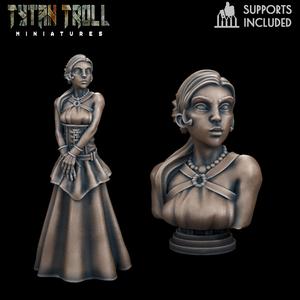 Curse of Strahd - Gertruda Mini Bust Combo [Pre-Supported]