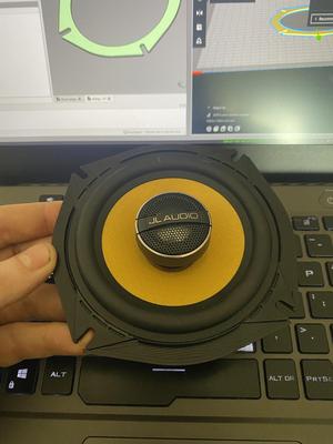 Rover SD1 front door speaker adapter