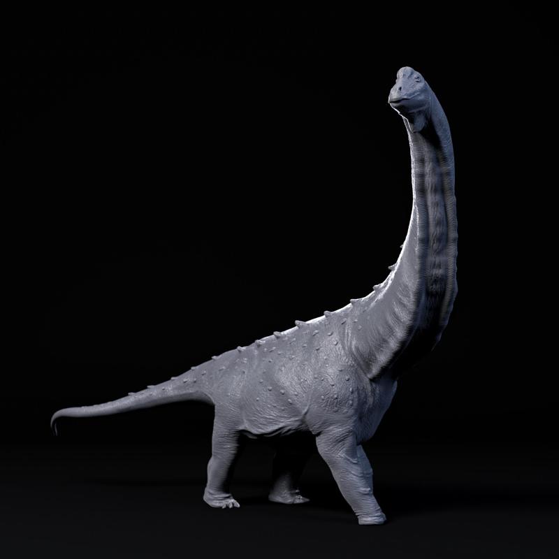 Magyarosaurus walking 1-35 scale pre-supported dinosaur sauropod