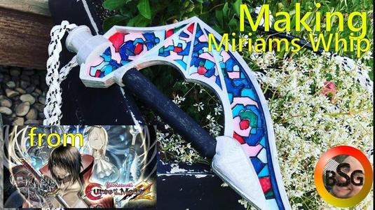 Miriams Whip from Bloodstained Curse of the Moon 2
