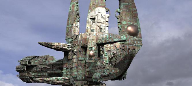 Wraith Alien Architecture Kit bash 1