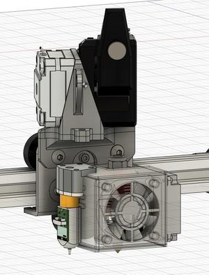 Ender 3 BMG DirectDrive Stock Hotend with Pancake stepper