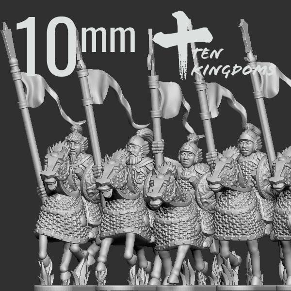 10mm Song Dynasty Armoured Spear Armoured Horse