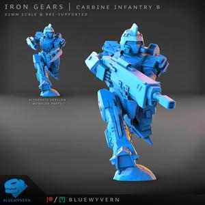Iron Gears - Carbine Infantry B (Modular)