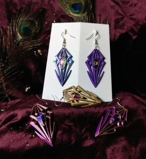 Gothic earring/jewelry/amulet