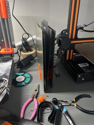 Printer bed sheet holder