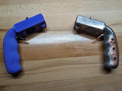 Spring Powered Bottle Opener and Cap Gun