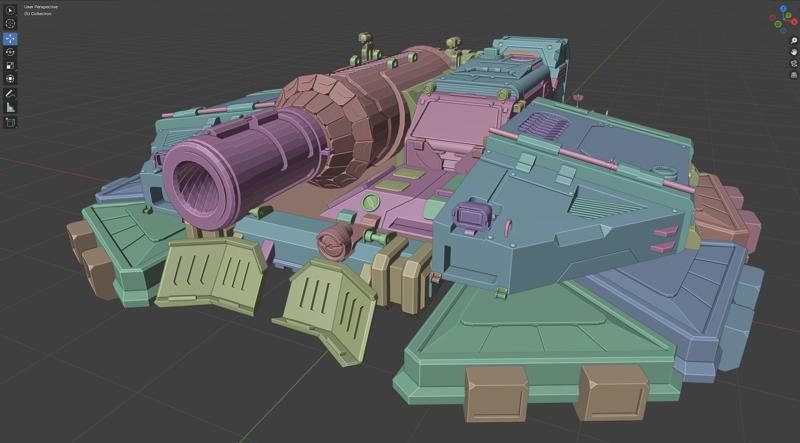 C&C3 Tiberuim Wars GDI Shatterer Tank