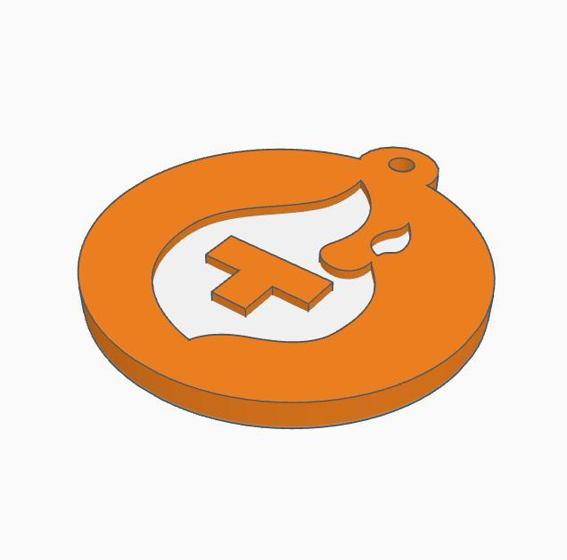 Theta Drop Tfuel v.1 keychain