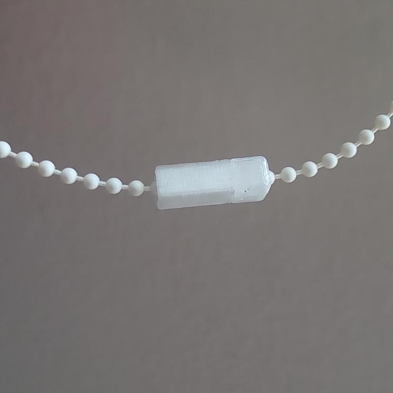 Spojka řetízku žaluzie