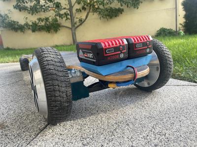 Motormount for longboard with hoverboard motor