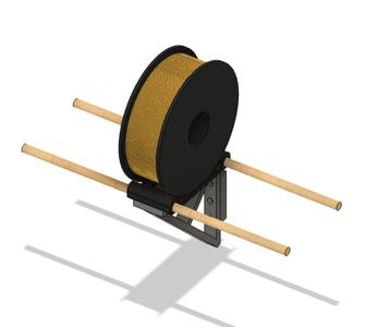Wall Mounted Filament Shelf
