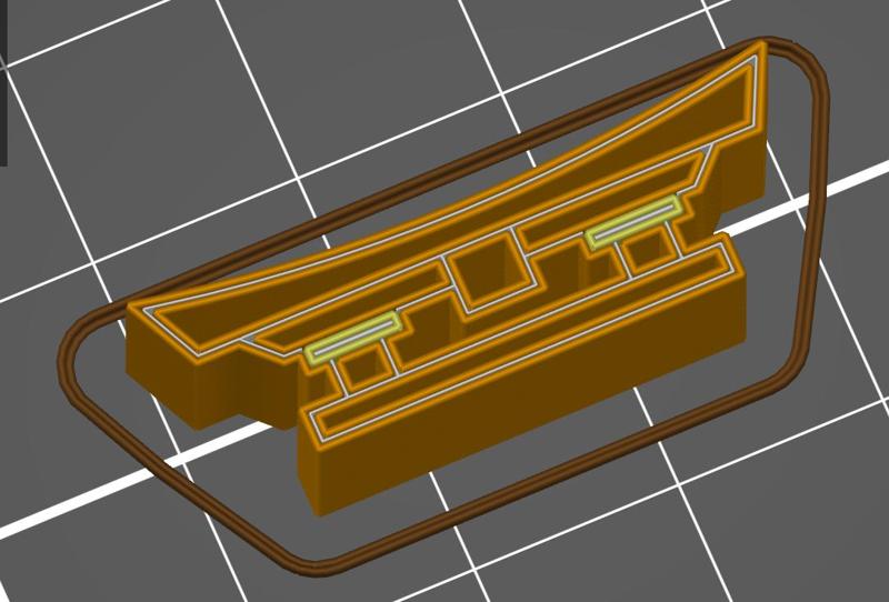 Torri gate chopstick holder