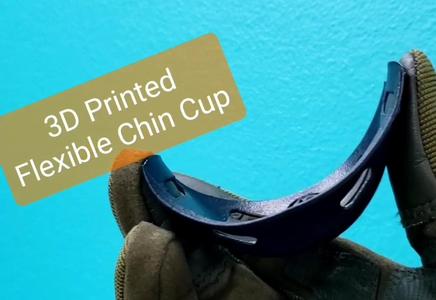 Chin Cup Upgrade For Airsoft Helmet Chin Strap