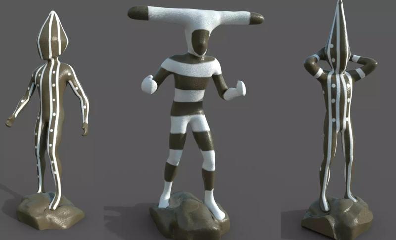 Indigena Selknam de la Patagonia Ona