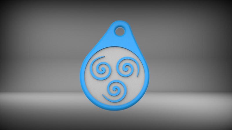 Air Element Keychain