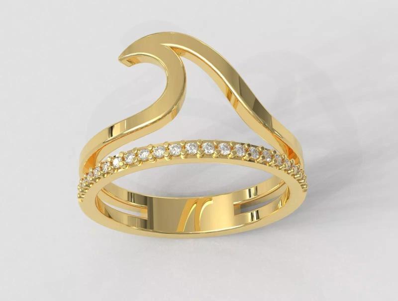 Sea Wave Ring