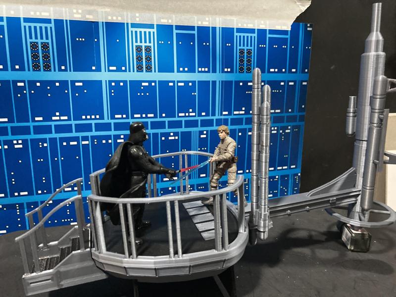 Star Wars Bespin Duel Diorama 2 part 1