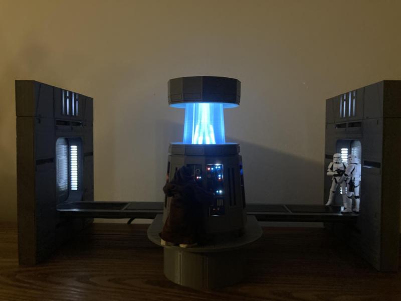 Star Wars Tractor Beam Diorama
