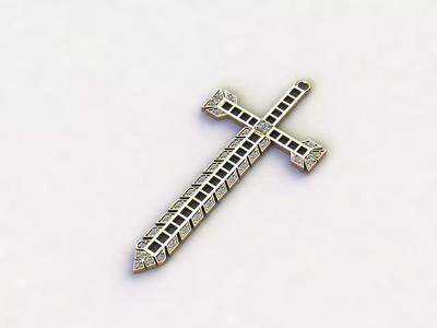 Cross Jesus Christ Pendant Cad P8