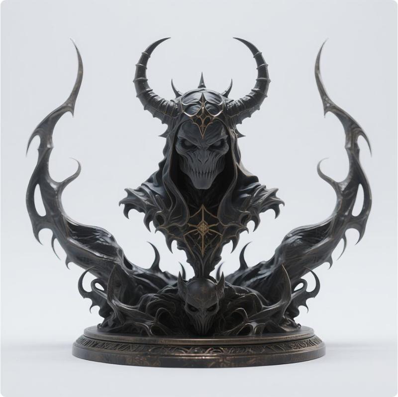 Hell Lord Sculpture, Demon Statue