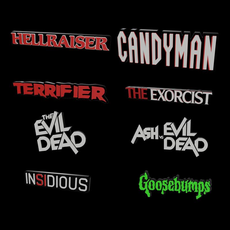 3D MULTICOLOR LOGO/SIGN - Horror Cinema Megapack
