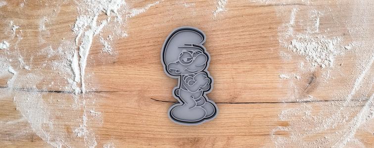 Brainy cookie cutter from the Smurfs