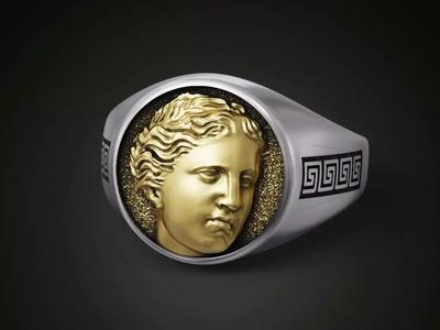 Greek godess ring for women