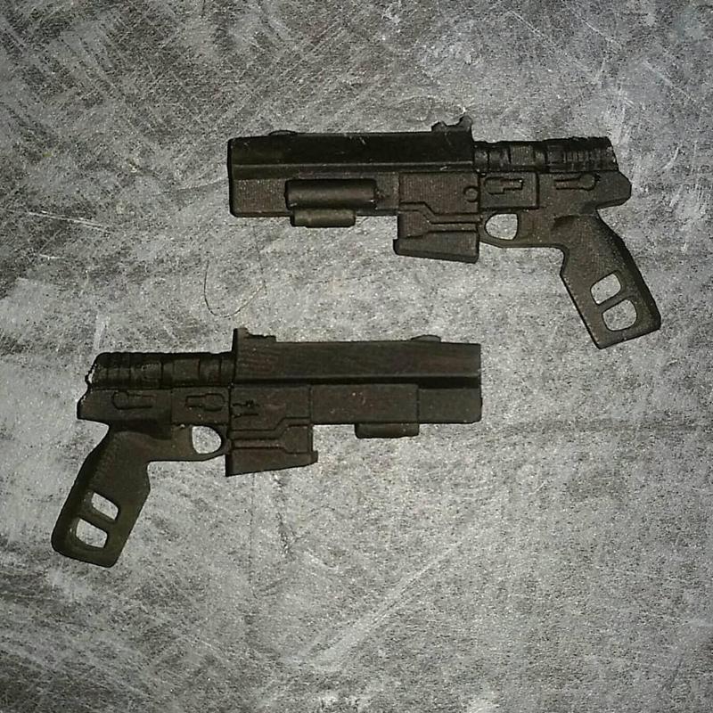 Silverhand Cannon1:12 Action Figure Exotic Handgun Accessory