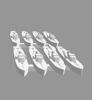 Fairmile B motor torpedo boat 1:2400 WW2