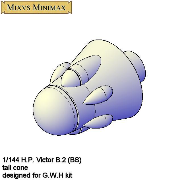 1/144  H.P. Victor B.2 (BS) tailcone