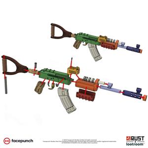Rust Assault Rifle AK