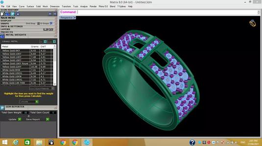 3D bracelets - jewelry 3d