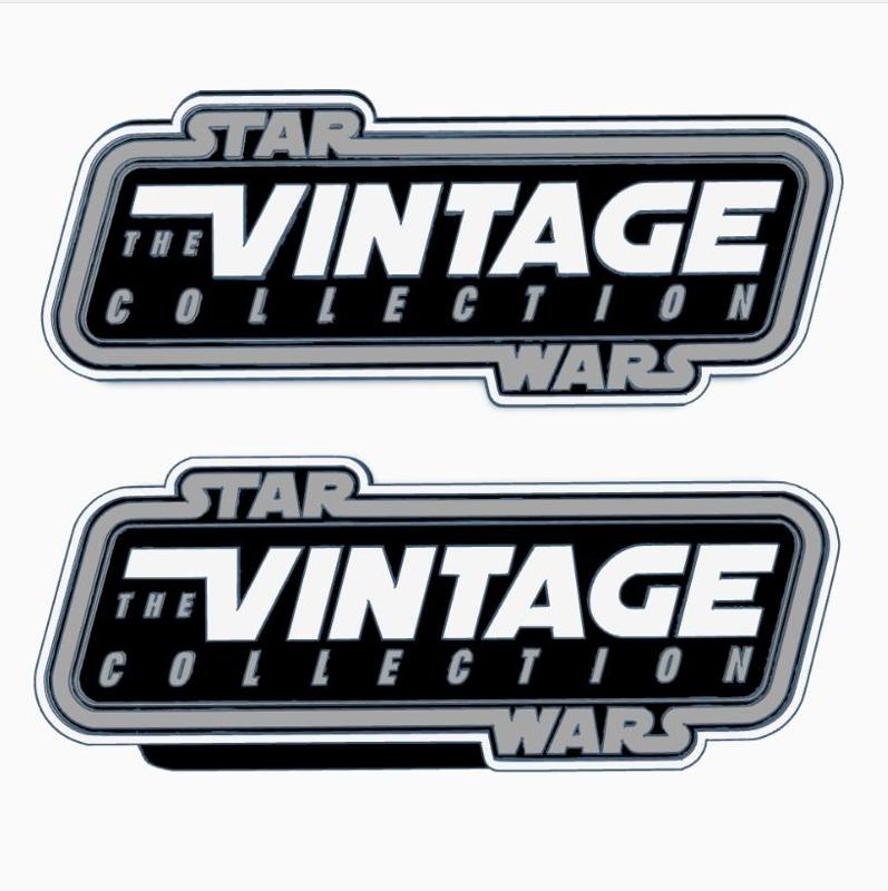 STAR WARS - THE VINTAGE COLLECTION Logo Display by MANIACMANCAVE3D