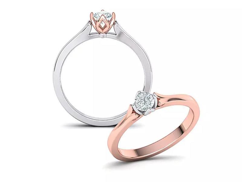 4claws Solitaire Engagement ring Classic design ring
