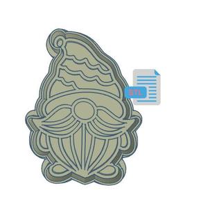 Gnome Cutie Cookie Cutter and Stamp Set