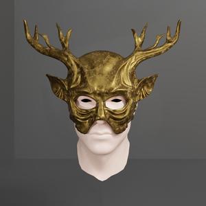 Ancient Golden Deer Mask 3D Model STL