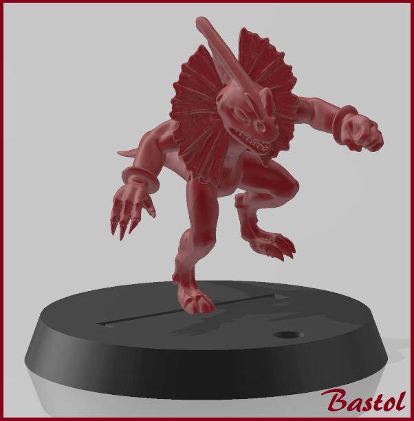 Blood Bowl Skink Dilophosaurus #6