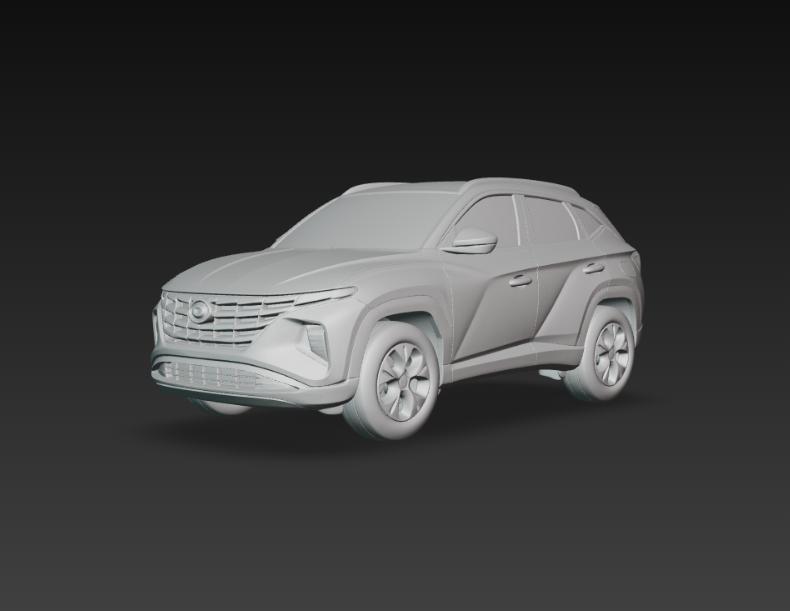 Hyundai Tucson 2022 Elite – Modelo 3D de SUV Moderno para Impresión 3D